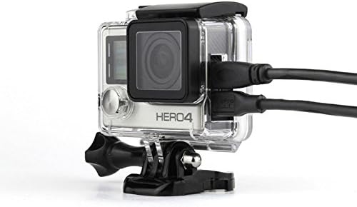 WiserElectronic Side Open Skeleton Housing compatible with GoPro Hero4 Hero3+ cameras With Hollow backdoor and lens