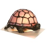 Pink Tiffany Tortoise Lampby Oaks Lighting