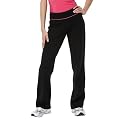 C9 by Champion&reg; Semi-Fitted Lowrise Fitness Pants with Extended Sizes - Black/Pink