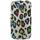 Hard Snap-on Shield RUBBERIZED With COLOR LEOPARD Deisgn Faceplate Cover Sl ....