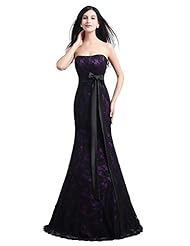 Belted Lace Mermaid  Dress