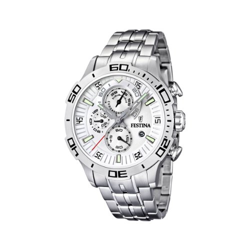 Festina Chronograph Herren-Armbanduhr Weiss F16565/1 Preisvergleich