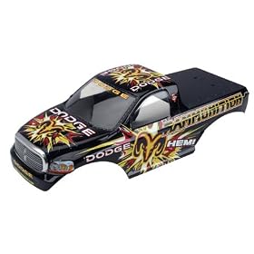 1 18 Dodge Rammunition Painted Body with Stickers from Painted Bodies