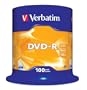 Verbatim 100 x DVD-R 4,7 Go 16x Argent mat Spindle