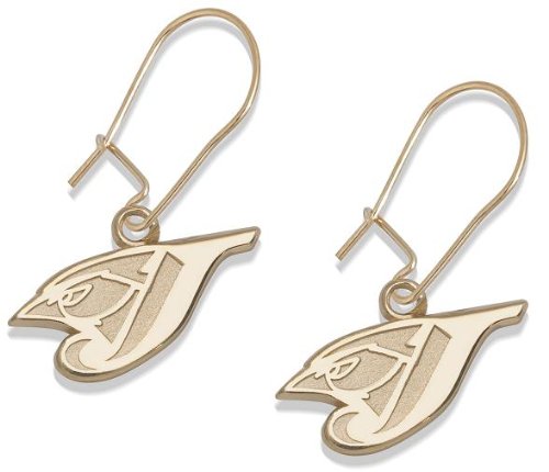 Toronto Blue Jays 10K Gold Dangle Earrings