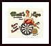 Bull's Eye Darts Beer by Pin-up, Eureka Lake Studios 17.00X11.00 Framed with Black Wood Frame