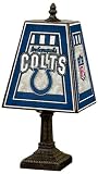 Indianapolis Colts 14 Inch Art Glass Lamp