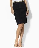Lauren by Ralph Lauren Skirt, Lori Stretch Denim Pencil Nolita 10