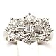 18ct White Gold 1.50ct Butterfly Style Diamond Ring Size L