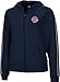 Detroit Pistons -Women's- Navy Full Zip Stretch Fleece Hooded Jacket - Medium