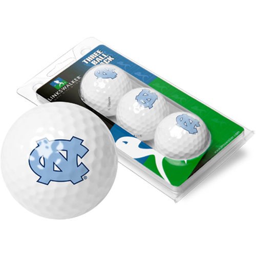 North Carolina Tar Heels Ncaa 3 Golf Ball Sleeve Pack