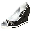 BCBGirls Women's Cally Peep Toe Wedge