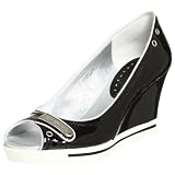 BCBGirls Women's Cally Peep Toe Wedge