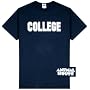 Animal House - College College T-Shirt, S - Navy
