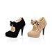 Charm Foot Womens Platform High Heel Summer Ankle Boots