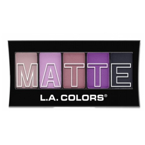 LA COLOR 5 COLOR MATTE EYESHADOW (Plum Pashmina)