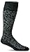 Sockwell Women's Damask Moderate Graduated Compression Sock, Black - S/M