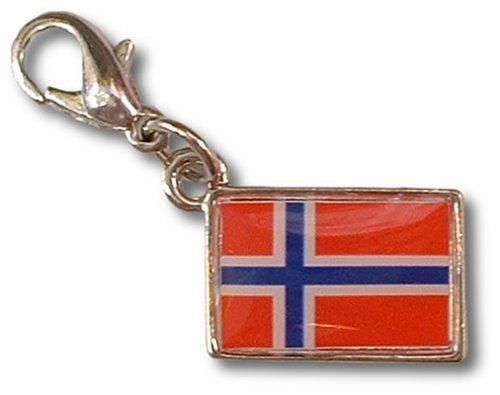 NATIONALFLAG 国旗柄ファスナーホルダー ノルウェー王国 07132-1