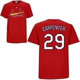 Mens St. Louis Cardinals #29 Chris Carpenter Name and Number Tshirt - M