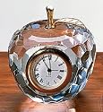 APPLE CLOCK - MINI CRYSTAL APPLE CLOCK - Clock