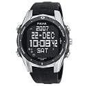 Pulsar Men's World Time Alarm Chronograph Black Urethan Strap Watch #PQ2003