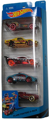 Hot Wheels, 2015 City, Flame Fighters 5-Pack