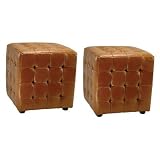 Safavieh Furniture HUD4024C-SET2 Kristof Ottomans Set Ottoman