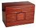 Large Wood Jewelry Box. 