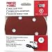 PORTER-CABLE 735501205 5-Inch 120 Grit Five-Hole Hook & Loop Sanding Discs (5-Pack)
