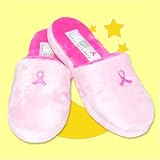 Karen Neuburger Pink Ribbon Closed Toe Slippers