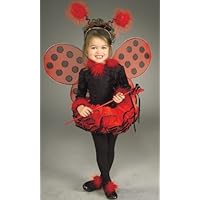 Ladybug Dress Kids Childrens Costume Girls Lady Bug Outfit Black Leotard Red Tutu Headpiece Wings