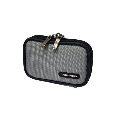 CaseCrown Double Memory Foam Padded Camera Case (Nylon Grey) for the Kodak Zi8 HD Pocket Video Camera (Aqua)