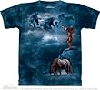 The Mountain Sacred Song Native American Horse Adult Tee T-shirt