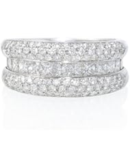 Leo Pizzo Diamond 18k White Gold Ring
