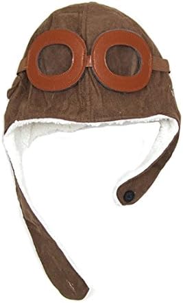 Losorn Cool Kid Baby Toddler Pilot Aviator Fleece Hat With Warm Earflap for 2-5 Years Old Boy