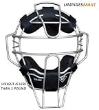 Umpires Mart - DFM iX3 Umpire Super Lite 1-pound Face Mask - Silver