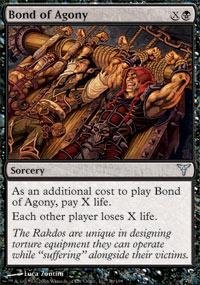 Magic the Gathering - Bond of Agony - Dissension Magic the Gathering - Bond of Agony - Dissension