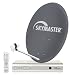 Skymaster Single-Digital-Satellitenanlage (60 cm Metallantenne, DX 7 Digitaler Satellliten-Receiver)