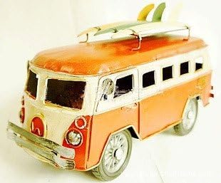 Old Fashion Vintage Cl Retro Ssic Toy Hummer Master Lord Metal Iron Gran Torino Bus