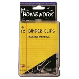 Binder Clips - 12 Count - 3/4 Case Pack 48