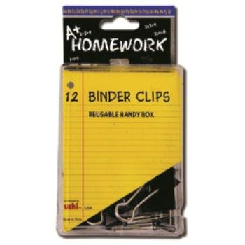 Binder Clips 12 Count 3/4 Case Pack 48