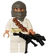 Desert Insurgent with LMG (Modern Day)- Custom LEGO Minifigure Desert Insurgent with LMG (Modern Day)- Custom LEGO Minifigure
