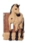 Buckskin Horse Single Switch Plate Cover