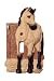 Buckskin Horse Single Switch Plate Cover