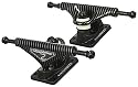 Phantom 2 (Set of 2) Skateboard Trucks - 7.5 Inch - Black / White Pinstripe Hanger / Black Base
