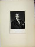 Portrait Wellington Engraving Hall Antique Print