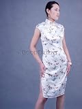 Simple Red Plum Blossom Qipao