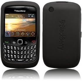 Blackberry 8520 / 8530 / 9300 Curve Black Silicone Case Skin and Screen Protector Kit - From UK Empoirum