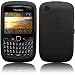Blackberry 8520 / 8530 / 9300 Curve Black Silicone Case Skin and Screen Protector Kit - From UK Empoirum