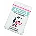 Chums Safety 30037 Extra Security Vinyl Zippered Sleeve, 2-3/4" Width x 4" Height, For Vertically Oriented Passes and Ids (Pack of 10)